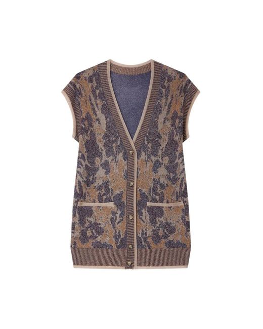 Cardigans Mes Demoiselles en coloris Brown