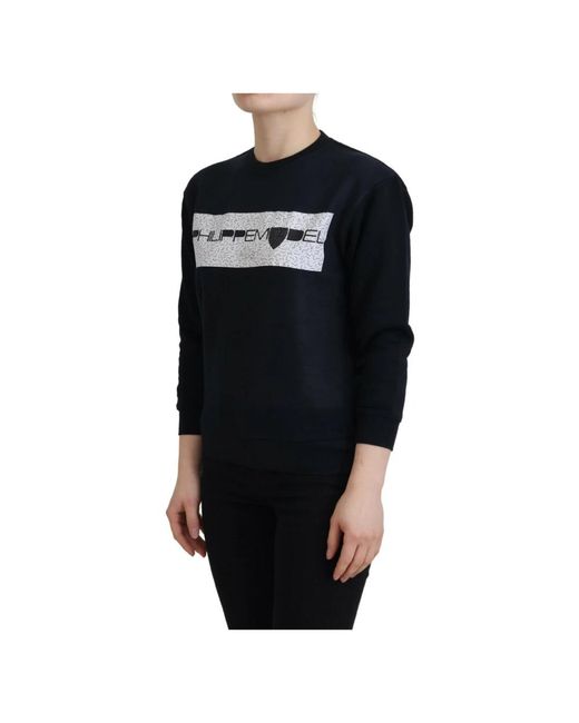 Philippe Model Black Sweatshirts