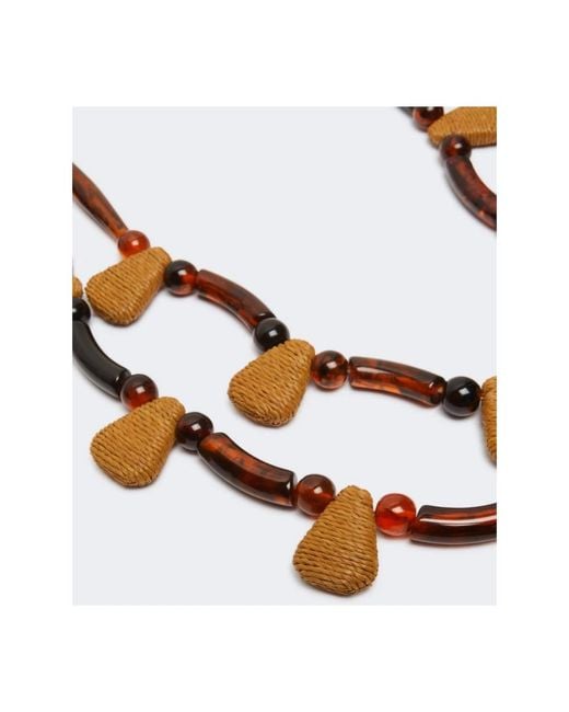 Weekend by Maxmara Brown Necklaces