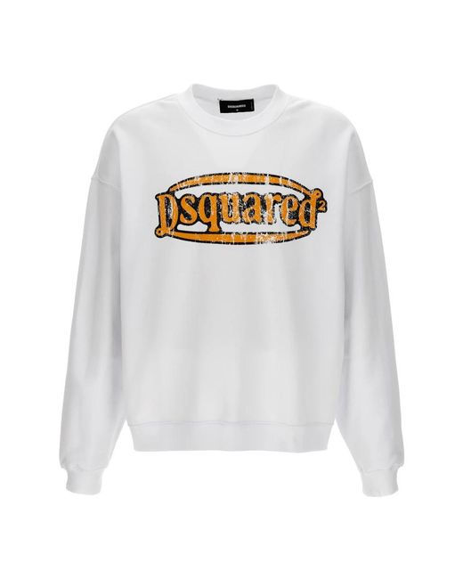 DSquared² White Sweatshirts for men