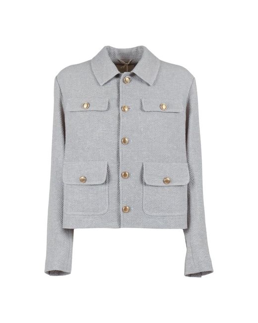 Circolo 1901 Giacca Crop in het Gray