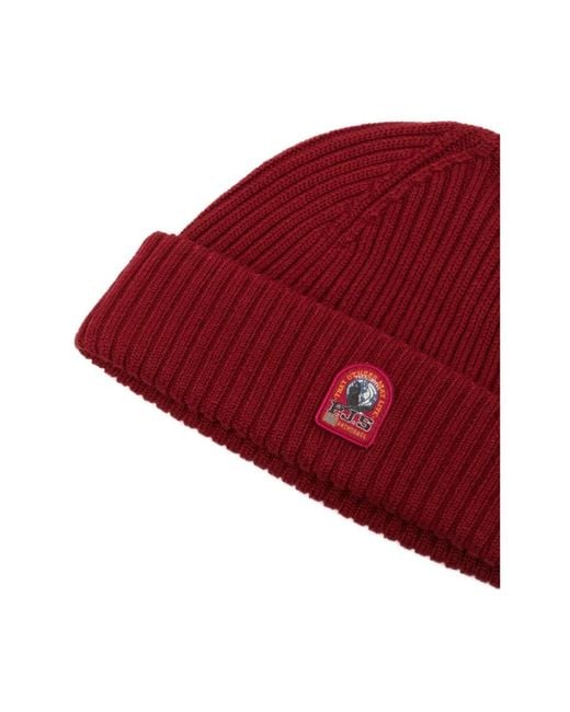 Parajumpers Red Beanies for men