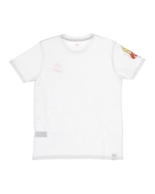 Alpha Industries White T-Shirts for men