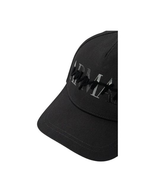 Emporio Armani Black Hats & Caps