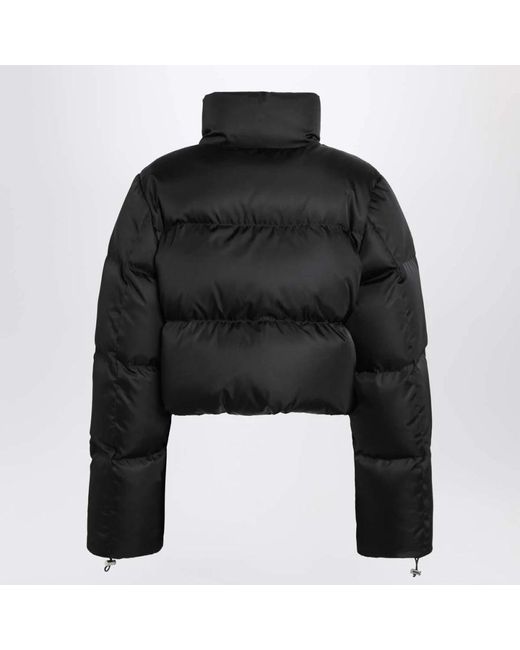 Down Jackets Prada de color Black