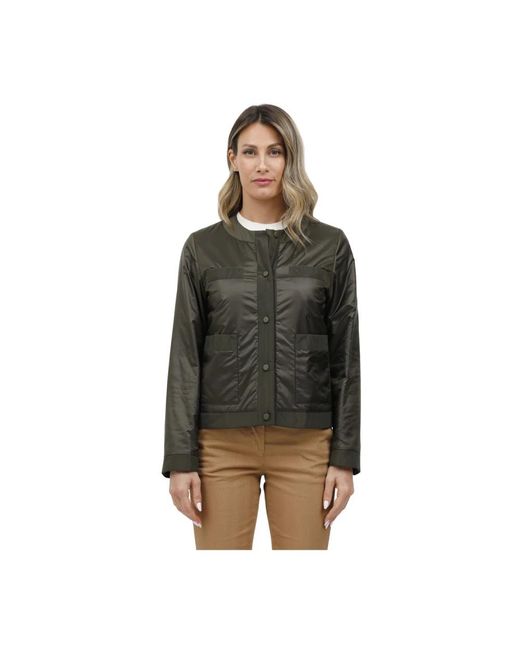 Aspesi Jassen ,Groen ,Nylon Nylon Lile Jas in het Brown