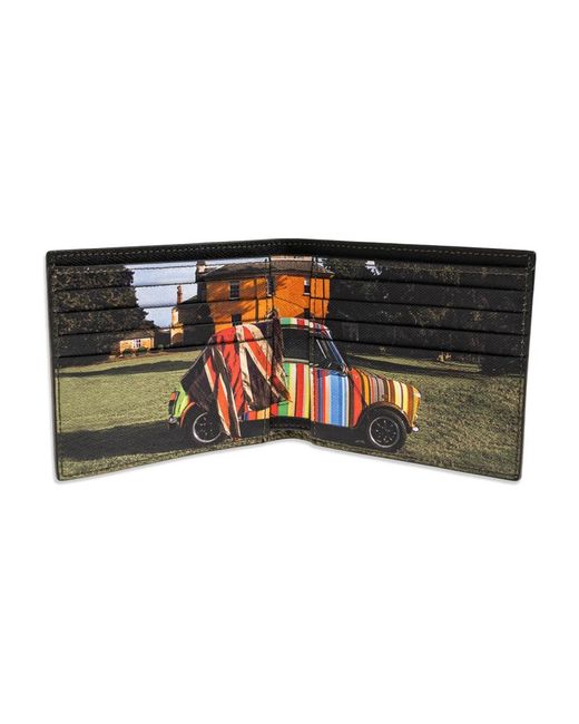 Paul Smith Signature Stripe Interior Billfold Wallet in Black für Herren