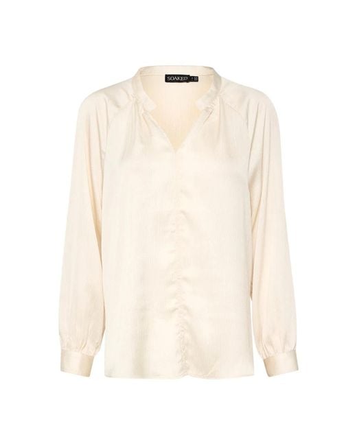 Soaked In Luxury White Blouses