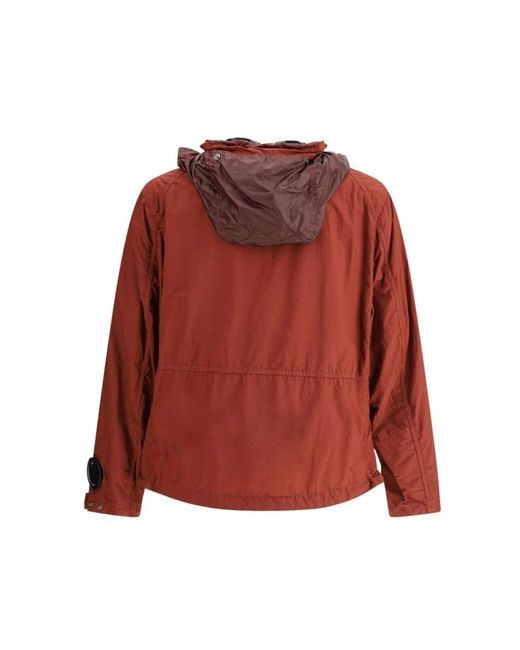 C P Company Urban Goggle Jacke Mit Verstellbarer Kapuze in Red für Herren