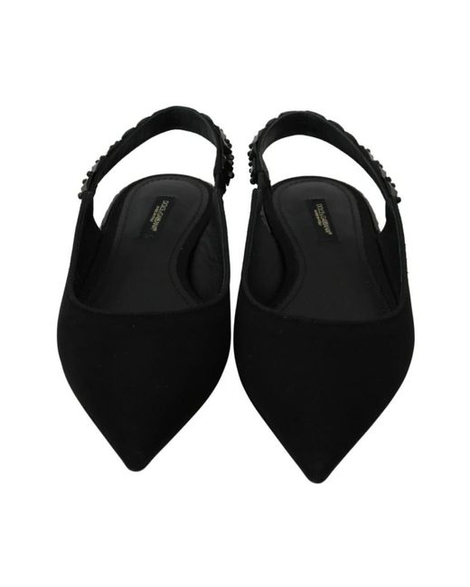 Dolce & Gabbana Black Flat sandals