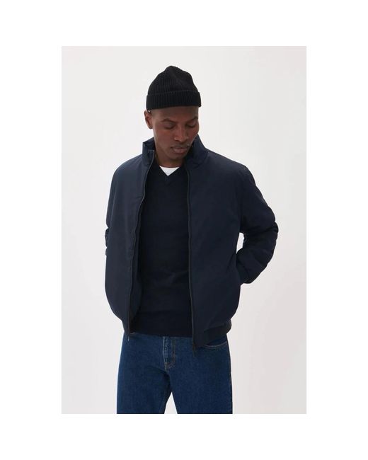 Matíníque Jassen ,Blauw ,Stijlvolle Blouson Jas in het Blue voor heren