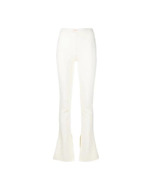 Off-White c/o Virgil Abloh White Wide Trousers