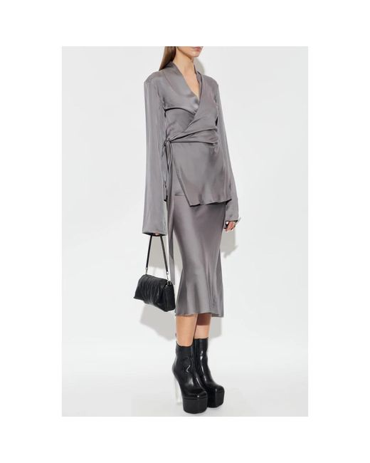 Blouses Rick Owens de color Gray