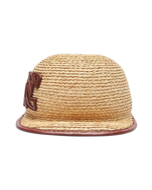 Sombrero de rafia colonial Casadei de color Natural