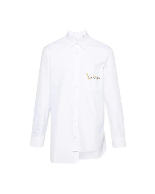 Lanvin White Casual Shirts for men