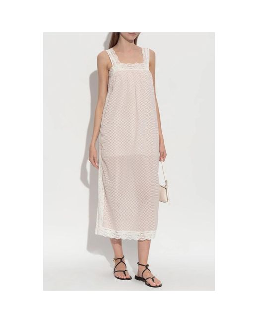 Posse Kleedjes ,Katoen Marlowe Dress in het White