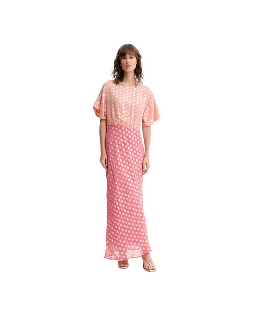 Never Fully Dressed Print Jurk in het Pink