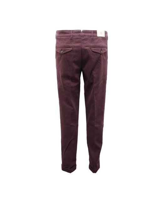 Eleventy Purple Chinos for men