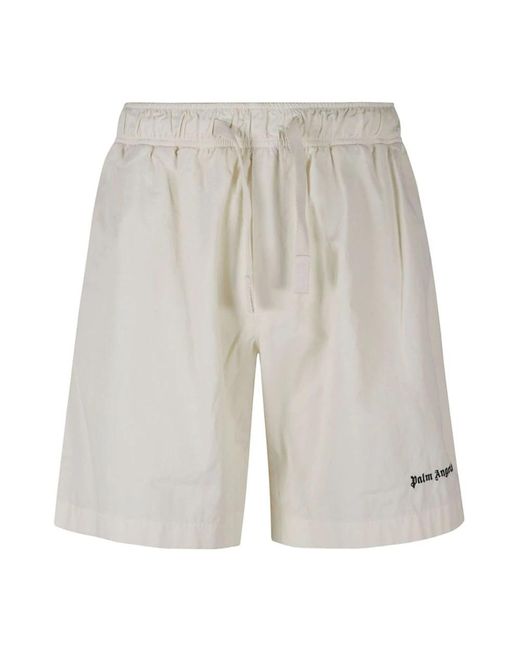Palm Angels Gray Casual Shorts for men