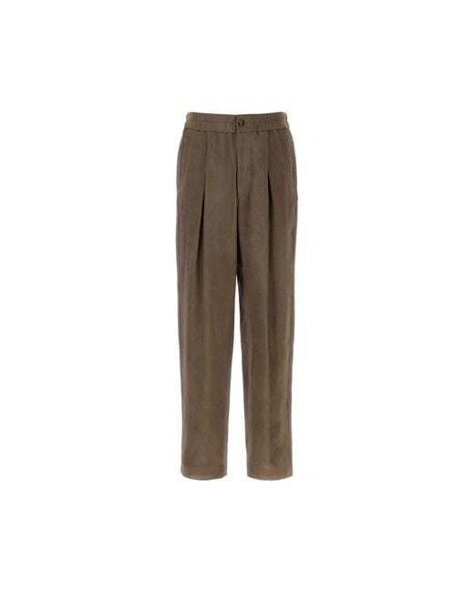 Giorgio Armani Natural Straight Trousers for men