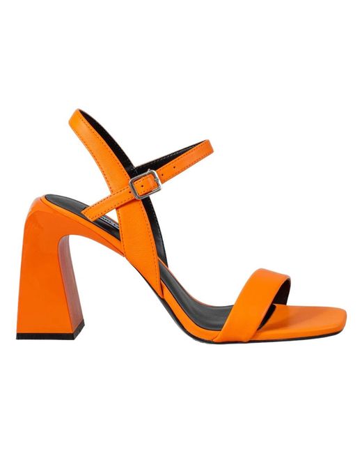Karl Lagerfeld Orange High Heel Sandals