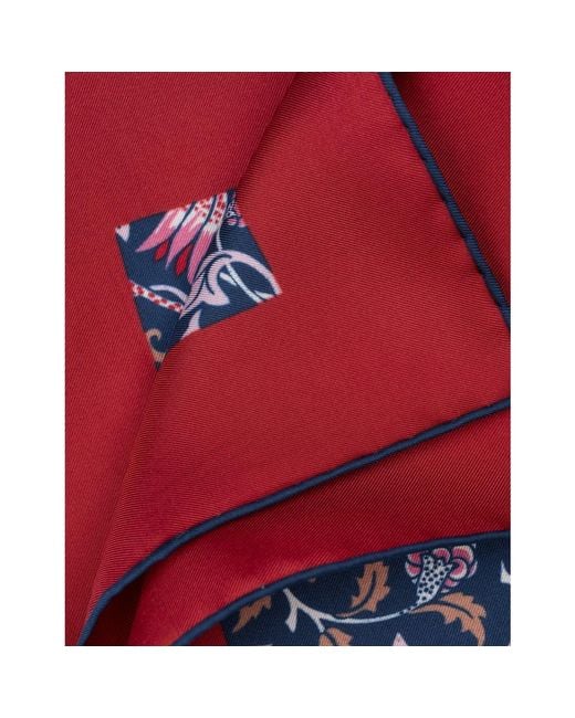 Silky Scarves Kiton pour homme en coloris Red