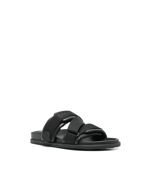 Moncler Black Sandals