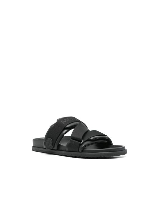 Moncler Black Sandals
