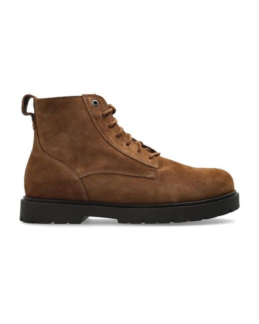 Birkenstock Brown Lace-Up Boots for men