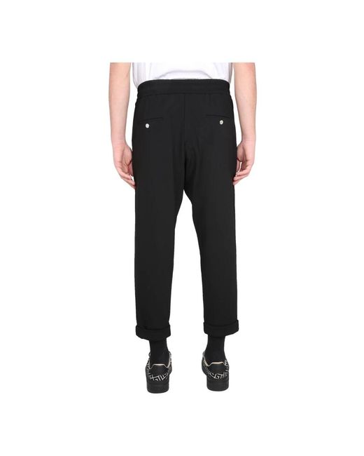 Balmain Black Straight Trousers for men