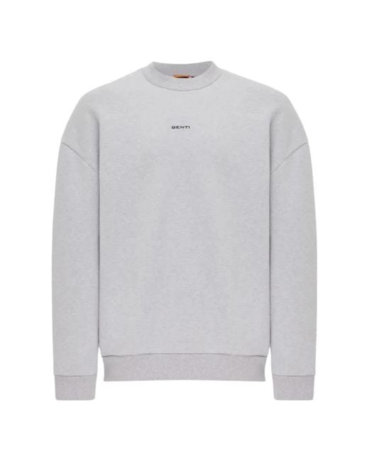 Genti Gray Sweatshirts for men
