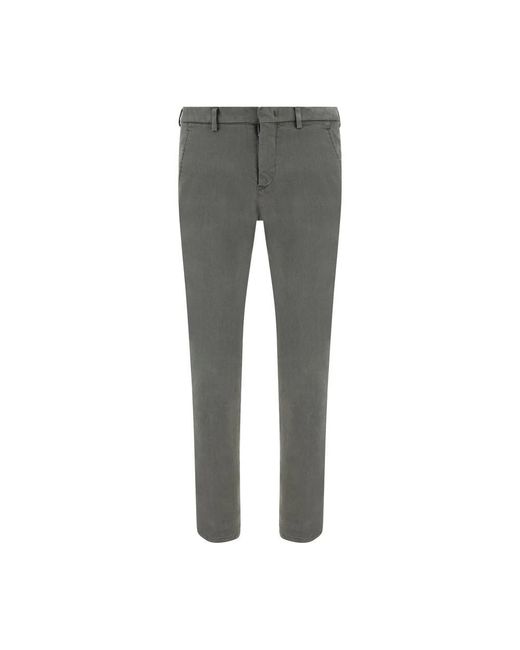 PT Torino Metallhaken Reißverschluss Hose Aw23 Kollektion in Gray für Herren