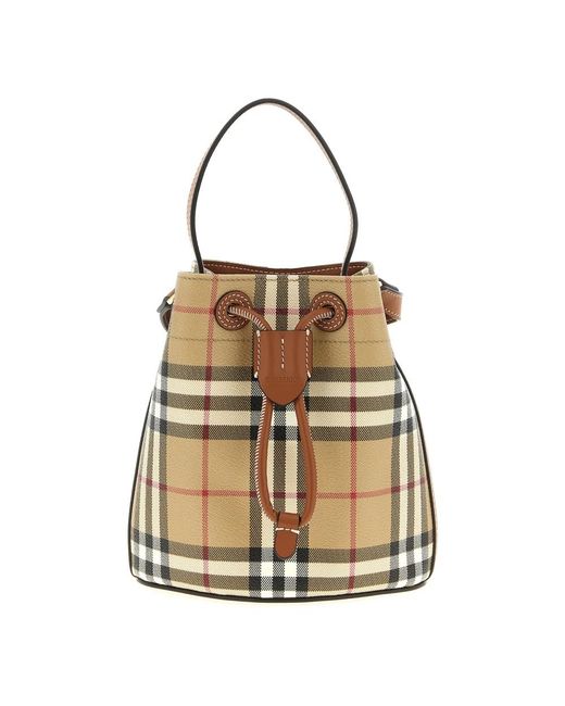 Burberry Natural Bucket Bags