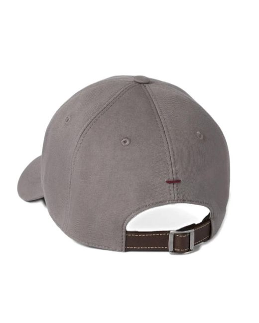 Caps di Brunello Cucinelli in Gray da Uomo