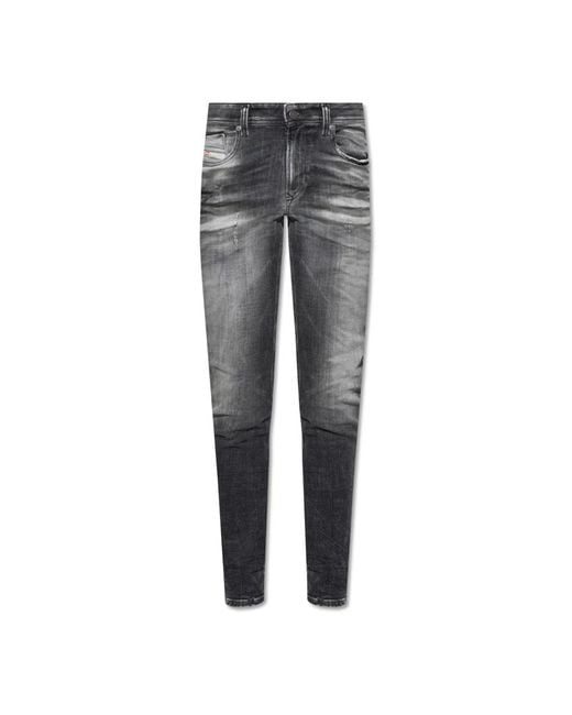 DIESEL Gray Slim-Fit Jeans for men