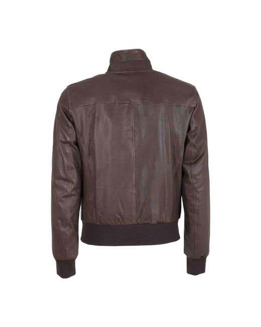 Stewart Brown Leather Jackets for men