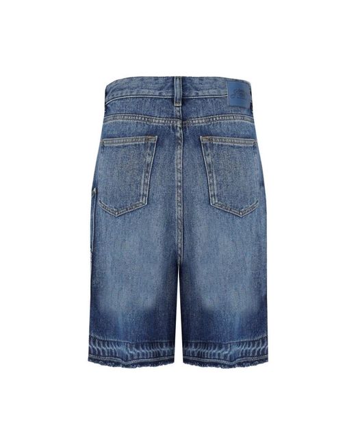 Ganni Blue Denim Shorts