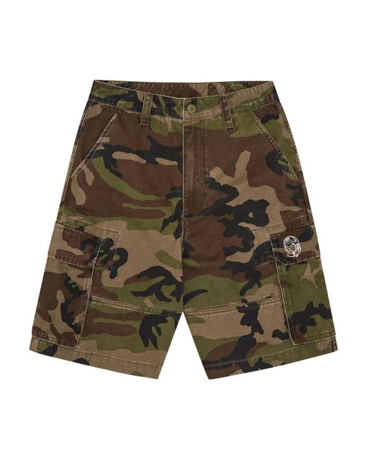 Billionaire Green Casual Shorts for men