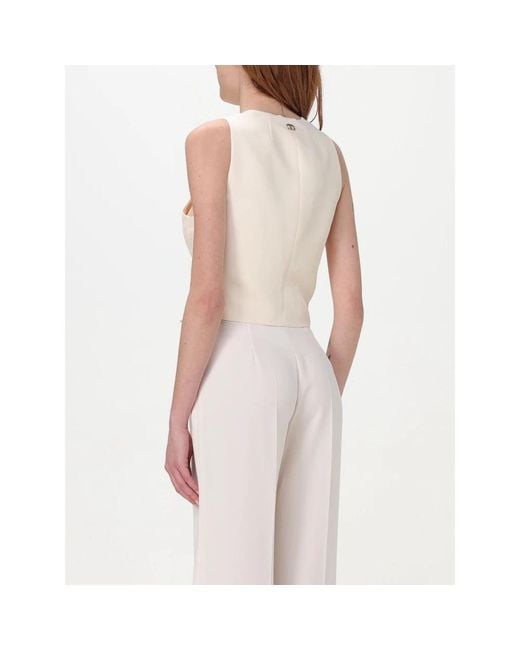 Twinset Jassen ,Stijlvolle Gilet Voor Een Trendy Look in het Pink