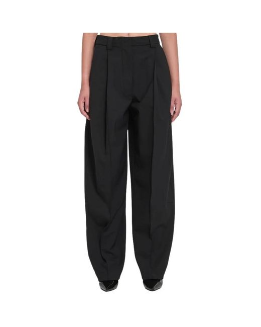 Wide Trousers Thelatest de color Black
