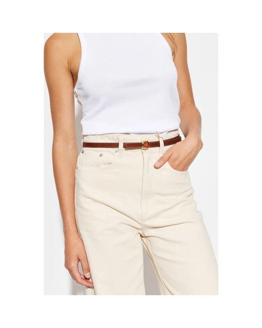Belts di Tory Burch in Natural
