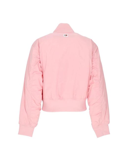Tommy Hilfiger Pink Bomber Jackets