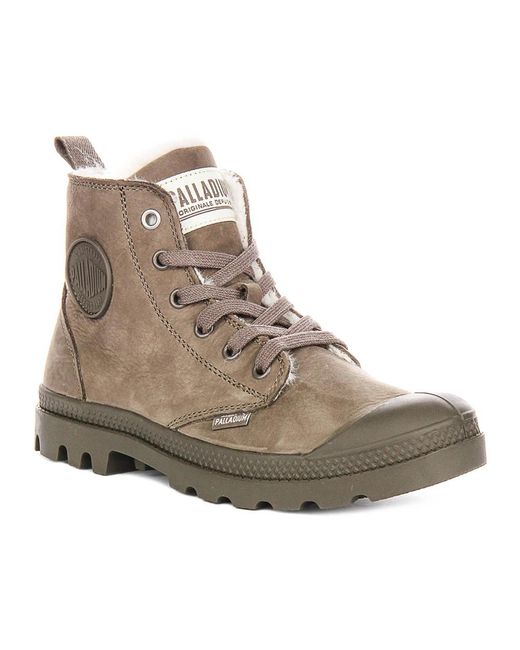 Palladium Brown Winter Boots