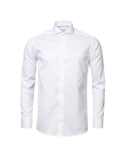 Eton of Sweden White Formal Shirts for men