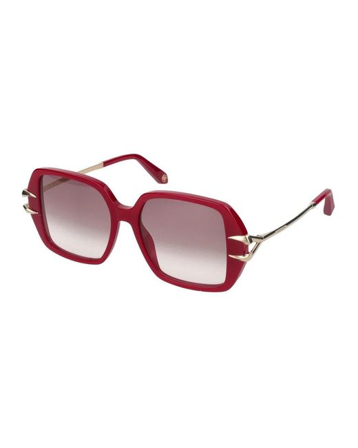 Roberto Cavalli Red Sunglasses