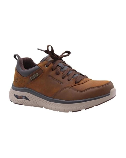 Skechers Spartacus Sneaker in het Brown voor heren