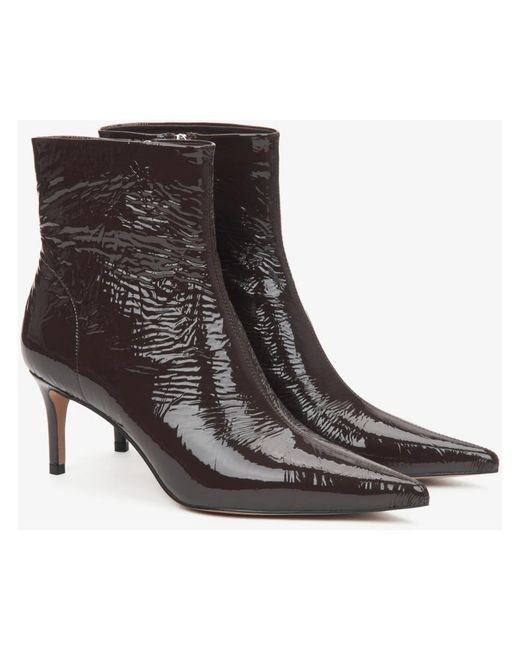 ESTRO Brown Heeled Boots