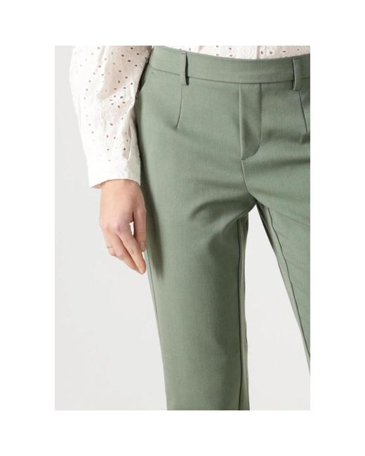 Object Cropped Trousers in het Green