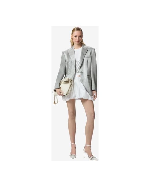 Pinko White Short Skirts