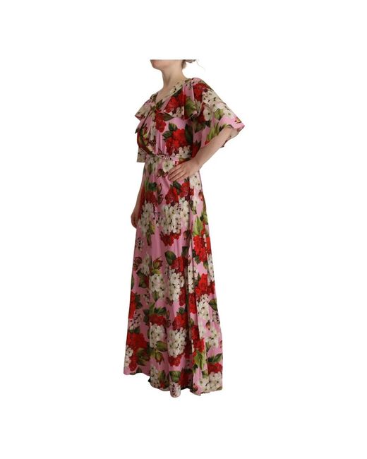 Dolce & Gabbana Red Maxi Dresses